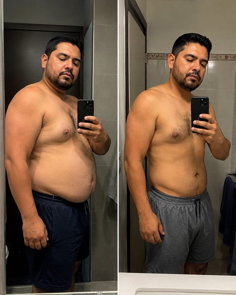 Transformación física real de un cliente del programa FSC+30 — antes y después