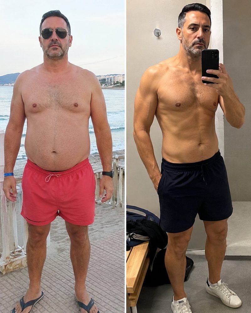Transformación física real de un cliente del programa FSC+30 — antes y después